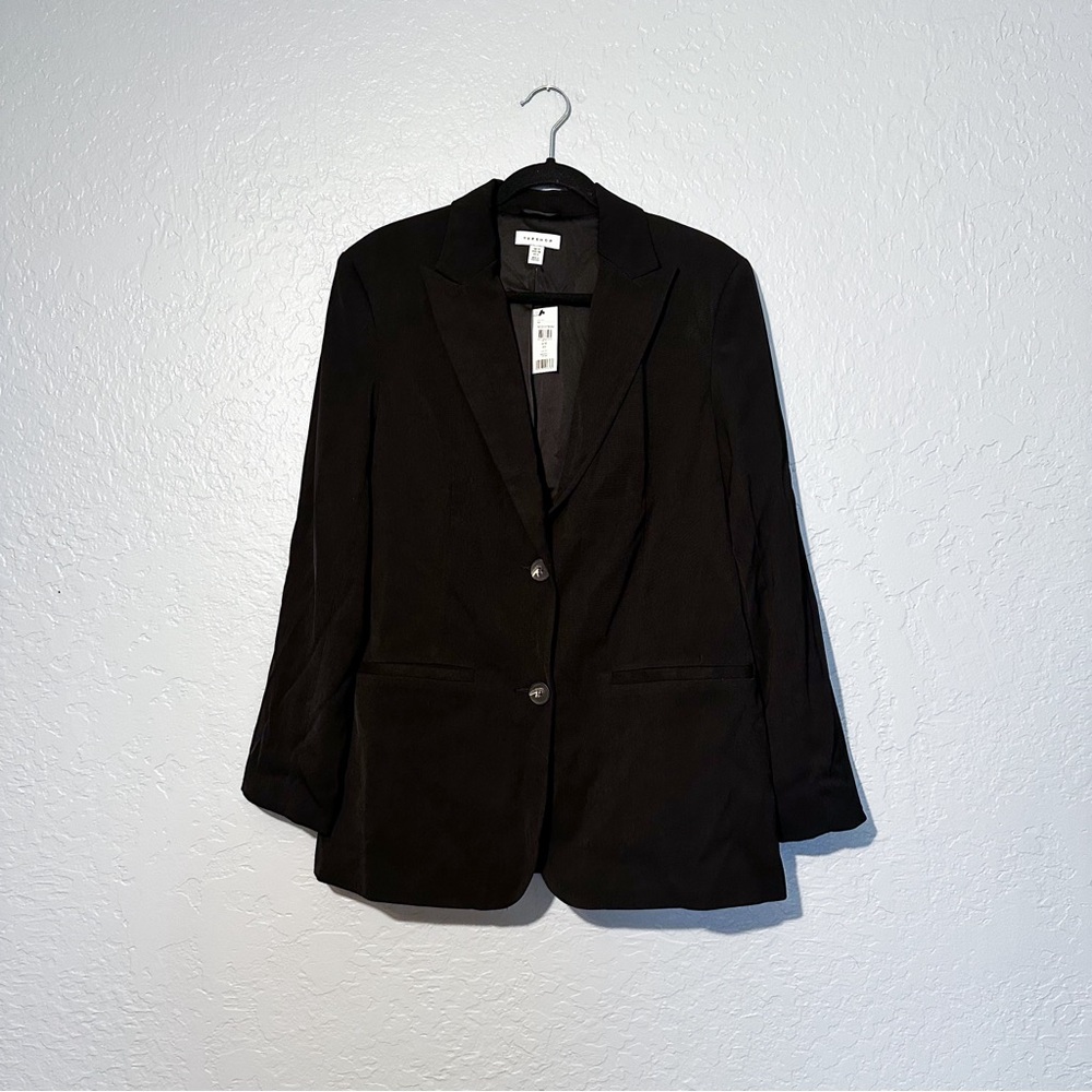 NWT Top Shop Women's Menswear Style Blazer Size 6